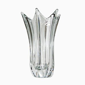 Crystal Glass Vase from Daum France, 1960s