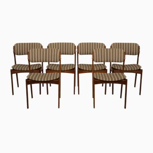 Rosewood OD49 Dining Chairs by Erik Buch, 1960s, Set of 6