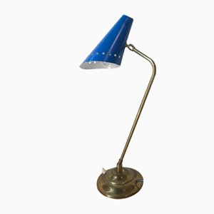 Mid-Century Modern Brass Lamp, 1950s