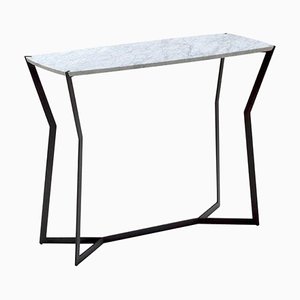 Carrara Marble Star Console Table by Olivier Gagier