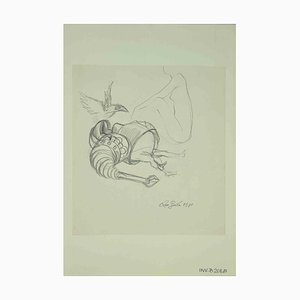 Leo Guida, Boceto, Dibujo original, 1971