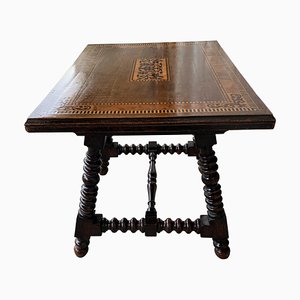 Table d'Appoint Baroque, Espagne, 19ème Siècle