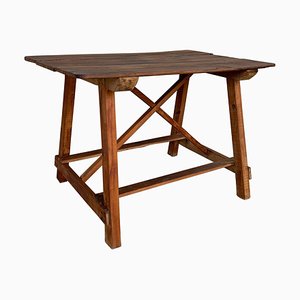 19th Century Spanish Pine Farmhouse Table