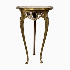 Louis XV Style Bronze and Brass Guéridon Table