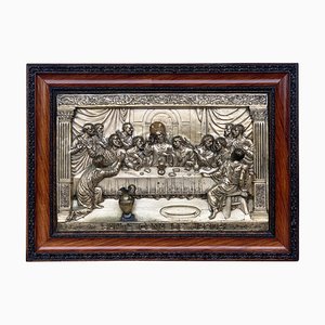 20th Century The Last Supper Metal Relief
