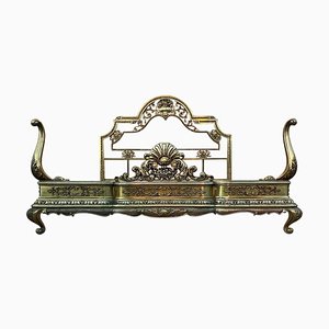 19th-Century French Bronze, Iron, Brass and Glass Daybed