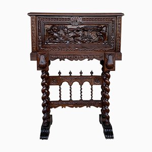 20th-Century Spanish Baroque Style Cabinet on Stand