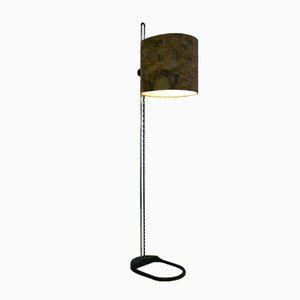 Floor Lamp with Cork Shade from Staff