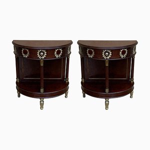 French Nightstands, Set of 2