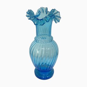 Vase Style Biedermeier Mid-Century en Verre