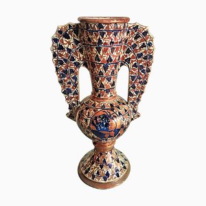 Vase Alhambra Majolique, Espagne, 18ème Siècle