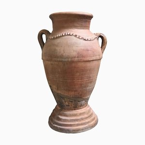 Handgemachte Vase mit zwei Griffen, 20. Jh., Spanien