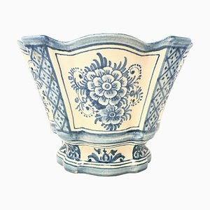 Vaso blu bianco, Spagna, XX secolo