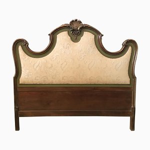 20th Century Italian Baroque Style Carved and Gilded Wood Headboard