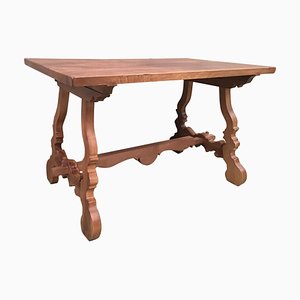 Early 20th Century Spanish Pine Trestle Table