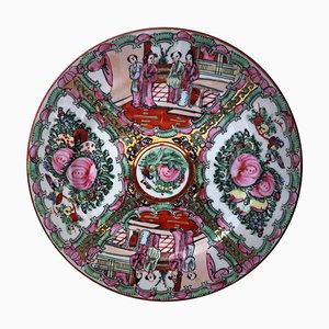 Plato chino de porcelana, siglo XX