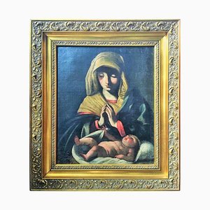 Virgen y el niño, pintura clásica del siglo XIX