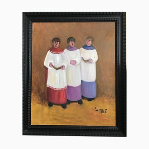 Choirboys Singing in Altar von Luque, Spanien