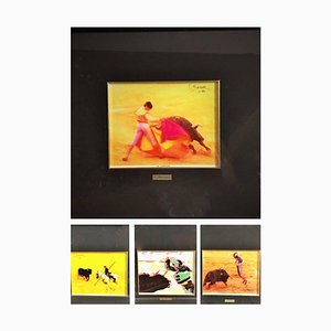 Barenca, Bull Fight Lithographien, Spanien, 1994, 4er Set