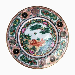 20th Century Polychrome Charger Plate