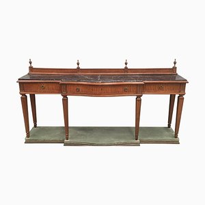 20th Century Louis XVI Style Neoclassical Console Table with Three Drawers