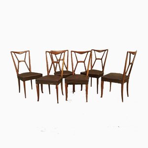 Mid-Century Italian Chairs, Set of 6
