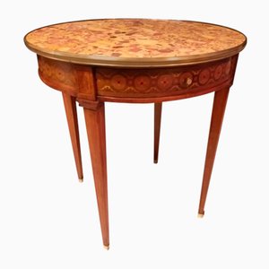 Tavolino rotondo in stile Luigi XVI