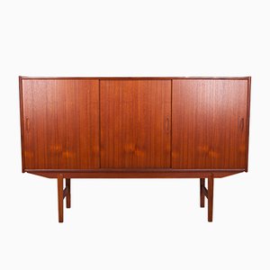 Dänisches Hohes Sideboard aus Teak, 1960er