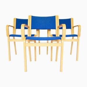 Mid-Century Esszimmerstühle von Rud Thygesen Johnny Sørensen für Magnus Olesen, Dänemark, 1960er, 3er Set