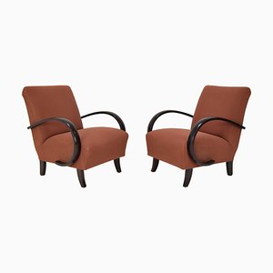 Mid-Century Armchairs by Jindrich Halabala, 1950s, Set of 2