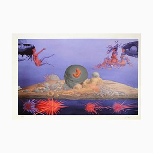 Wolfgang Hutter, Le prime stelle e il cielo di Afrodite, Giclée Print, 2014