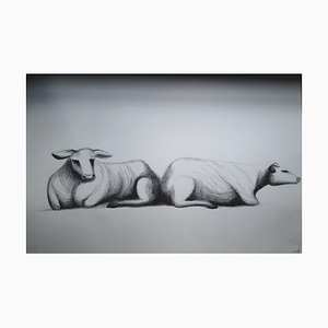 Chroessi Schnell, Cows IV, Dessin, 2007-2010
