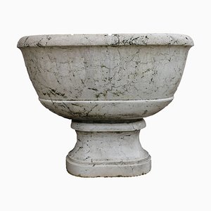 Italian Neoclassical Fountain in White Marble