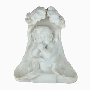 E. Fortiny, Marble Baby, Late 19th-Century