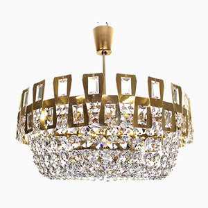 Swarovski Crystal Chandelier from Maderna, 1950s