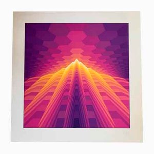 Litografia Yvaral (Jean-Pierre Vasarely) - 1978 1974