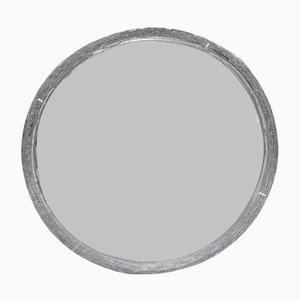 Illuminated Round Vintage Bathroom Mirror, 1980s