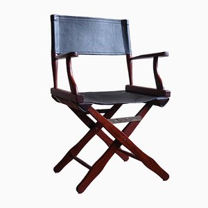 Vintage Rosewood Folding Safari Director's Chair from M. Hayat & Bros.