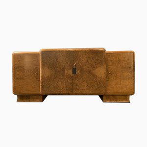 Art Deco Sideboard with Stone Top, 1930s
