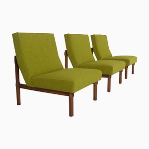 Moderne italienische Modell 869 Stühle aus Nussholz von Ico & Luisa Parisi für Cassina, 1960er, 3er Set