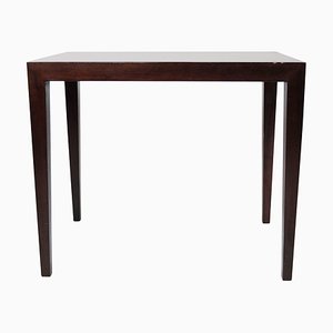 Side Table in Mahogany by Severin Hansen for Haslev Furniture, 1960s