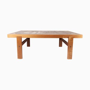 Coffee Table in Teak with Tiles of Danish Design, 1960s