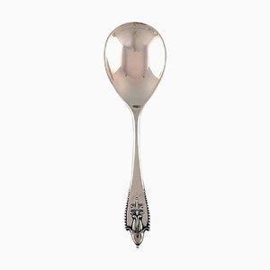 Serving Spoon in Silver 830 by Georg Jensen Akkelje, 1920s