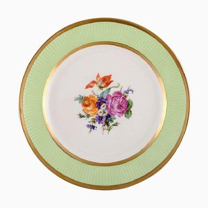 Assiette en Porcelaine Peinte à la Main avec Motif Floral de Royal Copenhagen