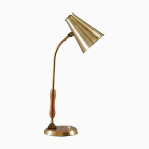 Lampe de Bureau Modèle 41065-1 Scandinave en Laiton de ASEA