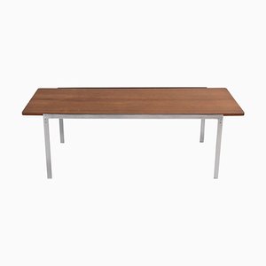 Mesa de centro 3051 de palisandro de Arne Jacobsen para Fritz Hansen, años 60