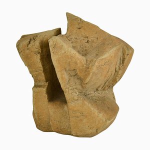 Abstract Sand Color Keramikskulptur von Bryan Blow