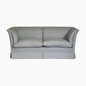 Baring Sofa mit Grauem Fischgrätenmuster von Howard & Sons