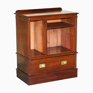 Mueble para bebidas o mueble de TV victoriano antiguo de madera dura
