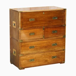 Hong Kong Military Campaign Chest of Drawers or Desk by Charlotte Horstmann